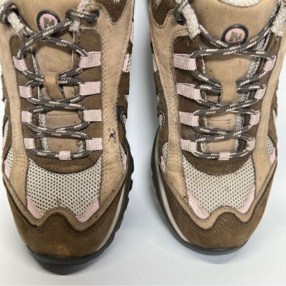 Merrell Womens Siren Ventilator Low Hiking Shoes in Elephant/Pink 8.5 - Picture 11 of 12